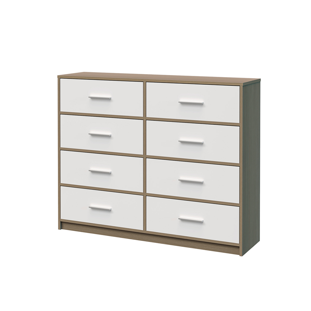 [Caj8-Caf] Cajonera cómoda de 8 cajones Café