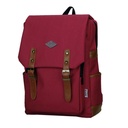 Mochila escolar vintage Roja