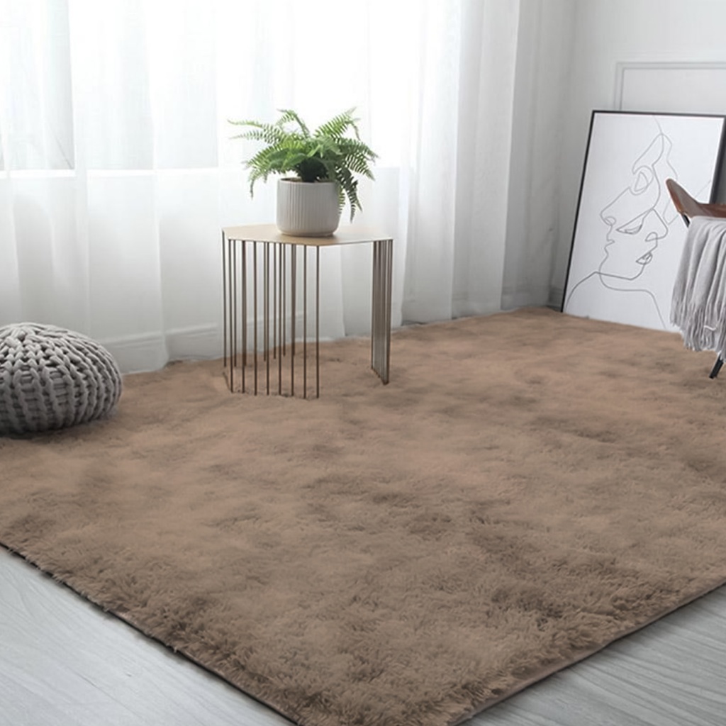 Tapete shag 2 x 1.60 m Camel