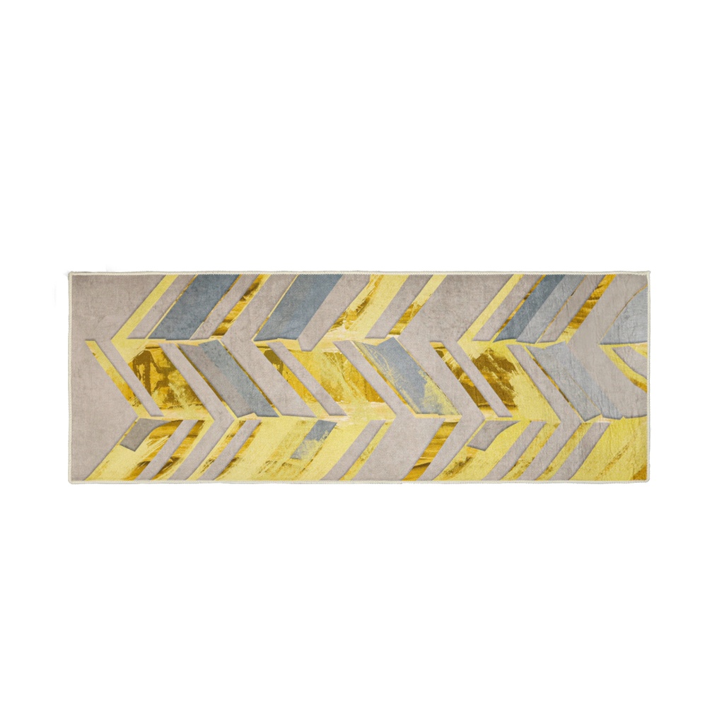 Tapete de Cocina 120 x 42 cm Amarillo