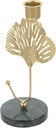 Portavela de Mesa base de Marmol Palma Dorado