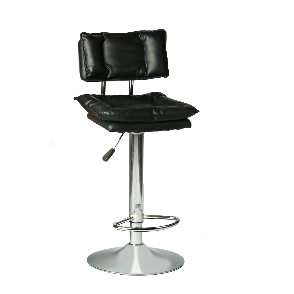 Silla de bar retro negro