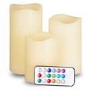 Velas juego de 3