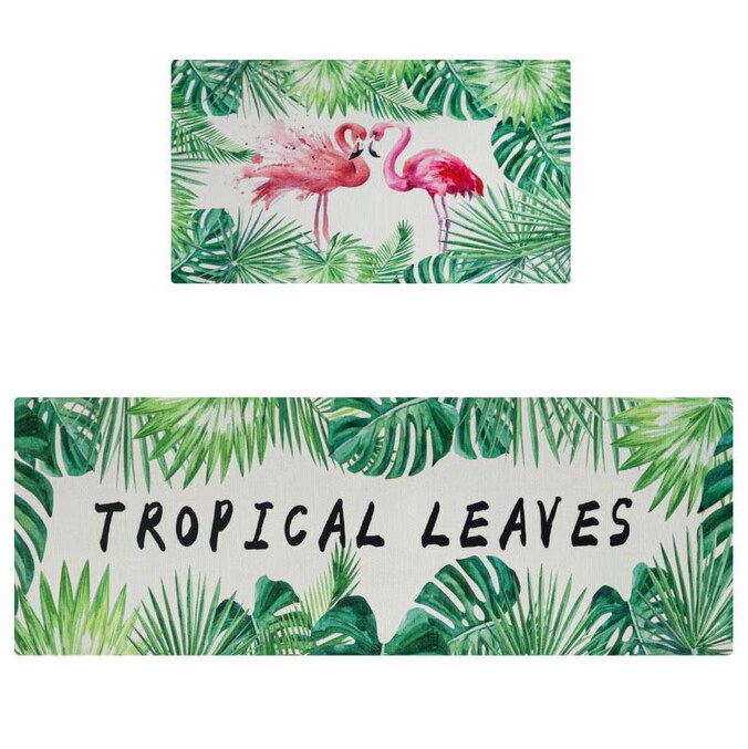 2 Tapetes de Cocina Tropical