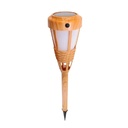 Lámpara solar 40 leds tipo antorcha tiki