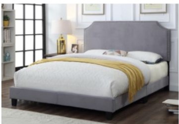 [Cama-9508/K] Base Con Cabecera Cama-9508 de Madera King