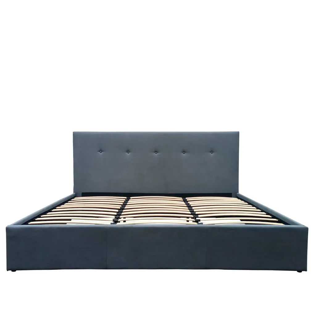 Base Con Cabecera Cama-9550 de Madera King