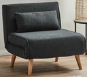 Sofa Cama Individual Gris