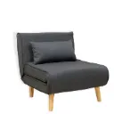 Sofa Cama Individual Gris