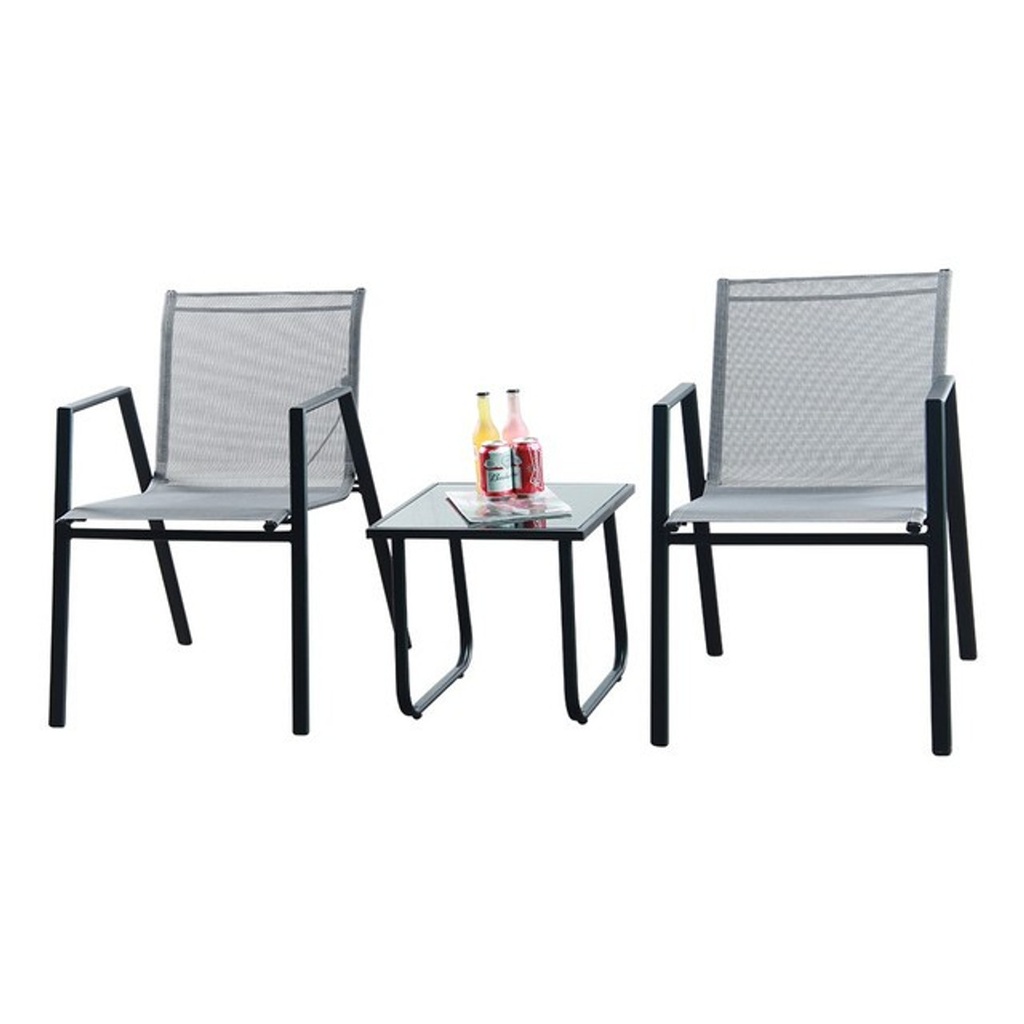 [Sala-2p/Gris] Sala de jardín de 3 Pzs Gris