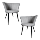 2 Sillas de comedor Verona Gris