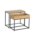 Mesa auxiliar baja moderna