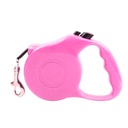 Correa retráctil para perro (Rosa)