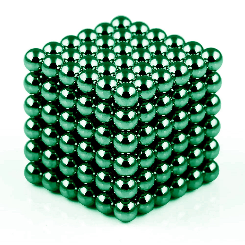 [Bola-VerMet] Bolas magnéticas (Verde metálico)