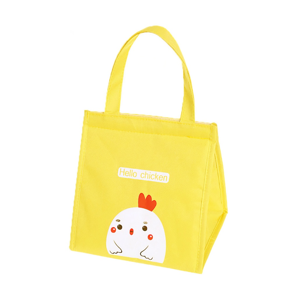 Lonchera amarilla con pollito