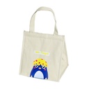 Lonchera gris con pinguino