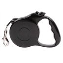Correa retráctil para perro (Negro)