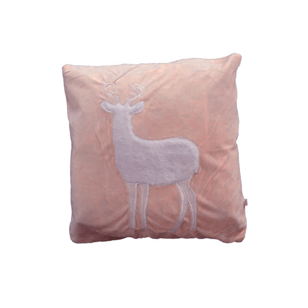 Funda para cojín 45cm Alce rosa2