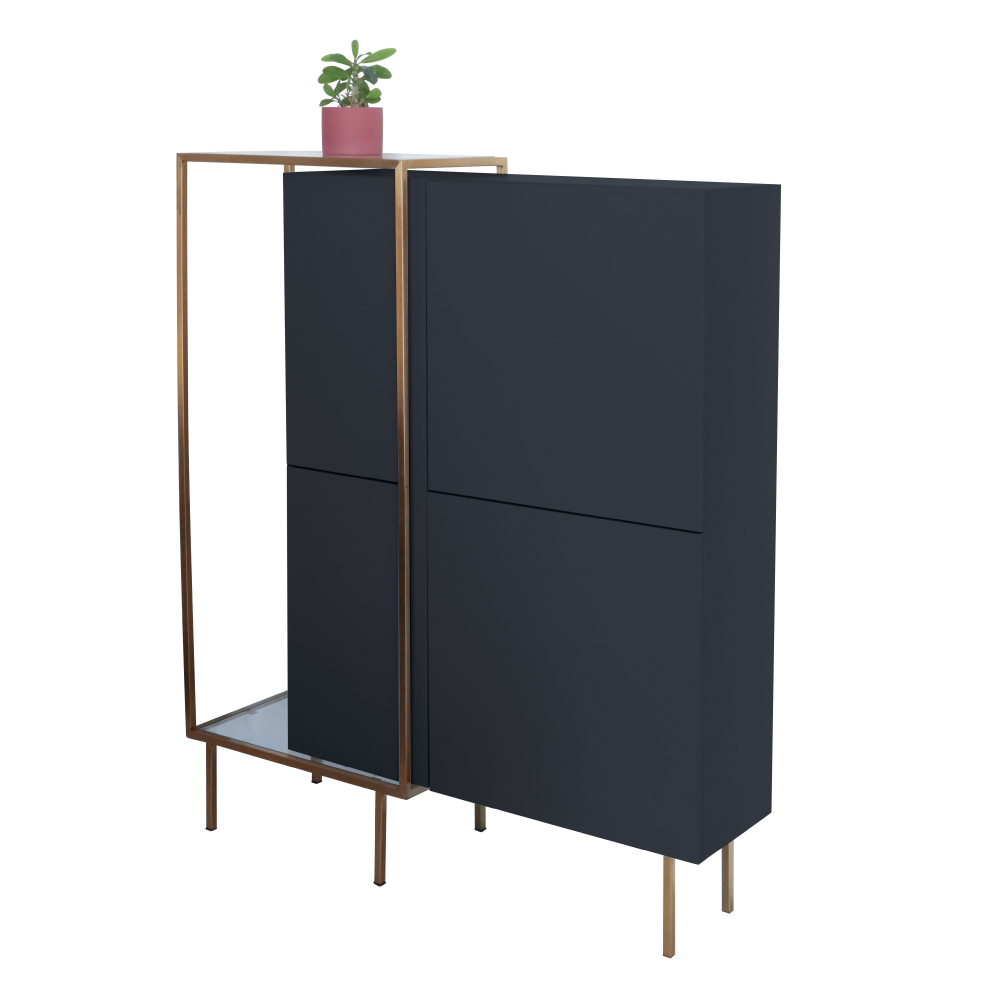 Credenza bufetera con estructura (azul)