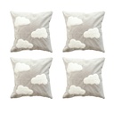 Paquete de 4 Fundas para cojín Decorativas 43x42cm