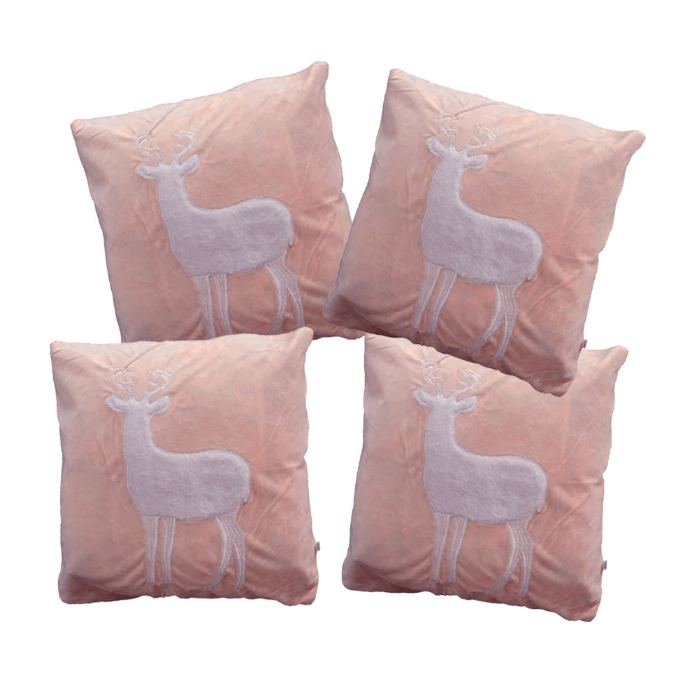 [4FCA-AlceRsa2] Paquete de 4 Fundas para cojín Decorativas 43x42cm