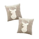 Paquete de 2 Fundas para cojín Decorativas 43x42cm