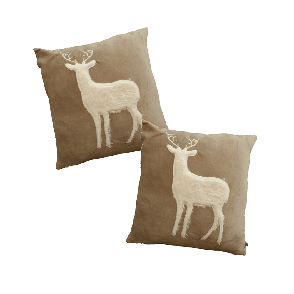 Paquete de 2 Fundas para cojín Decorativas 43x42cm