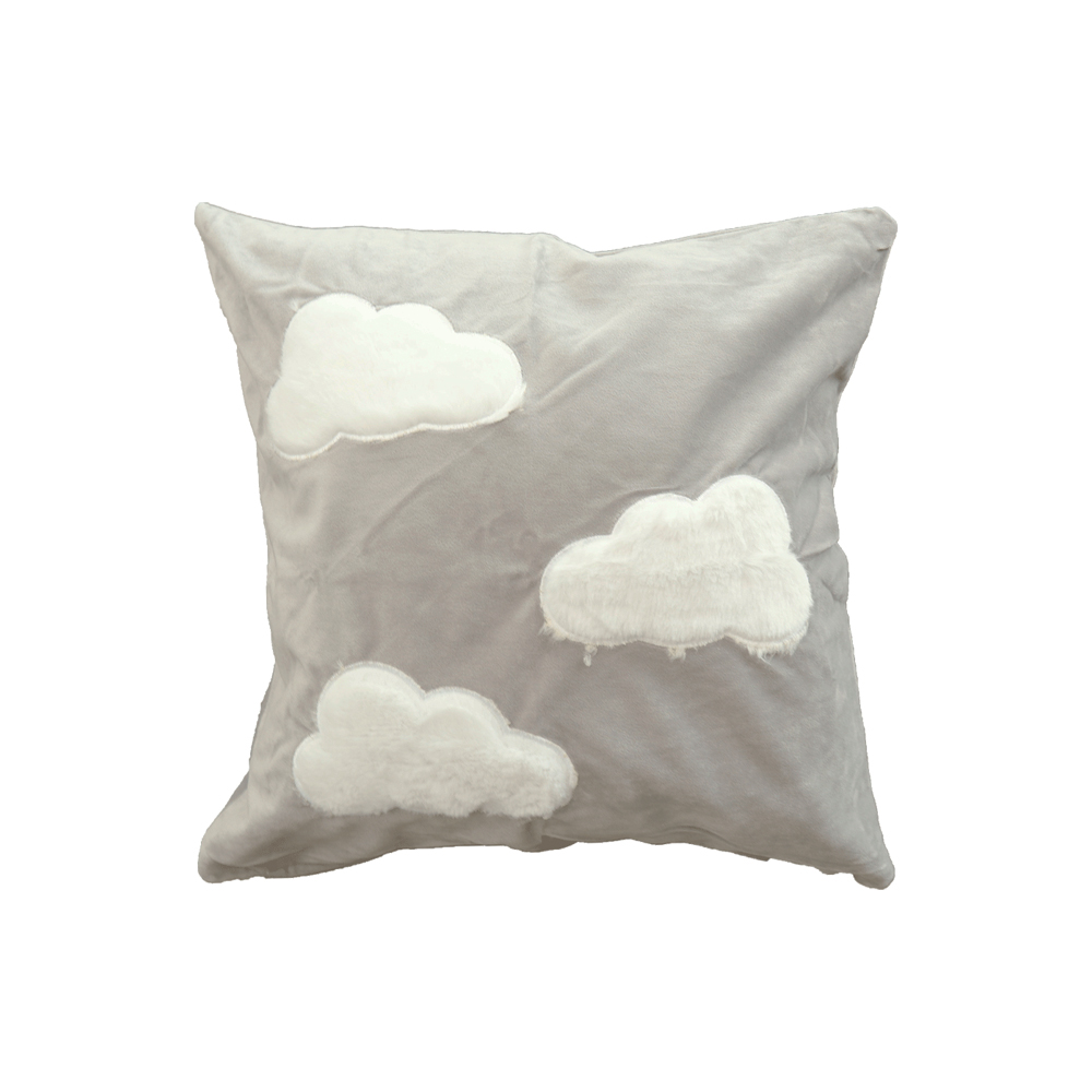 [2FCA-NubGr] Paquete de 2 Fundas para cojín Decorativas 43x42cm