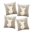 Paquete de 4 Fundas para cojín Decorativas 43x42cm