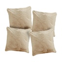 Paquete de 4 Fundas para cojín Decorativas 43x42cm