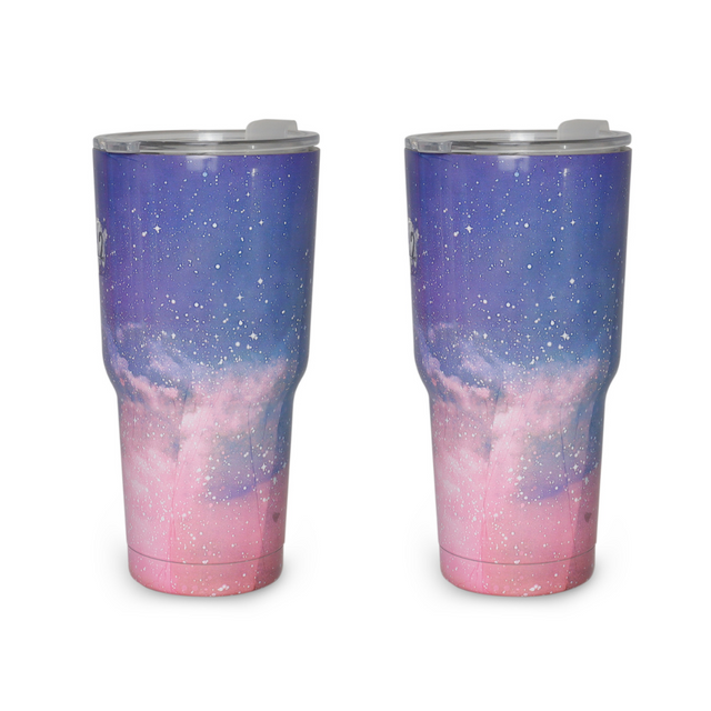 2 Termo 30 oz Cielo rosa