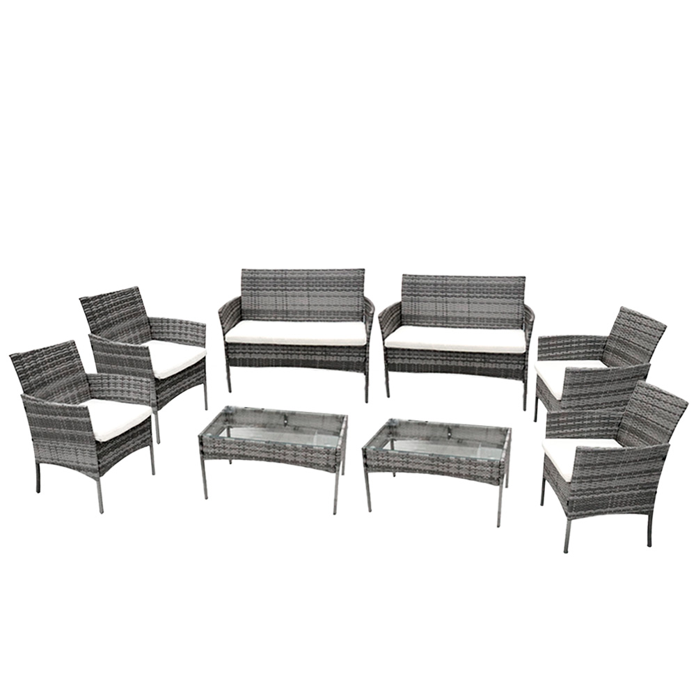 [2Sala-4p/gris] 2 Salas de Jardin 4P Gris