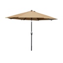 Sombrilla portátil con inclinación ajustable Caqui
