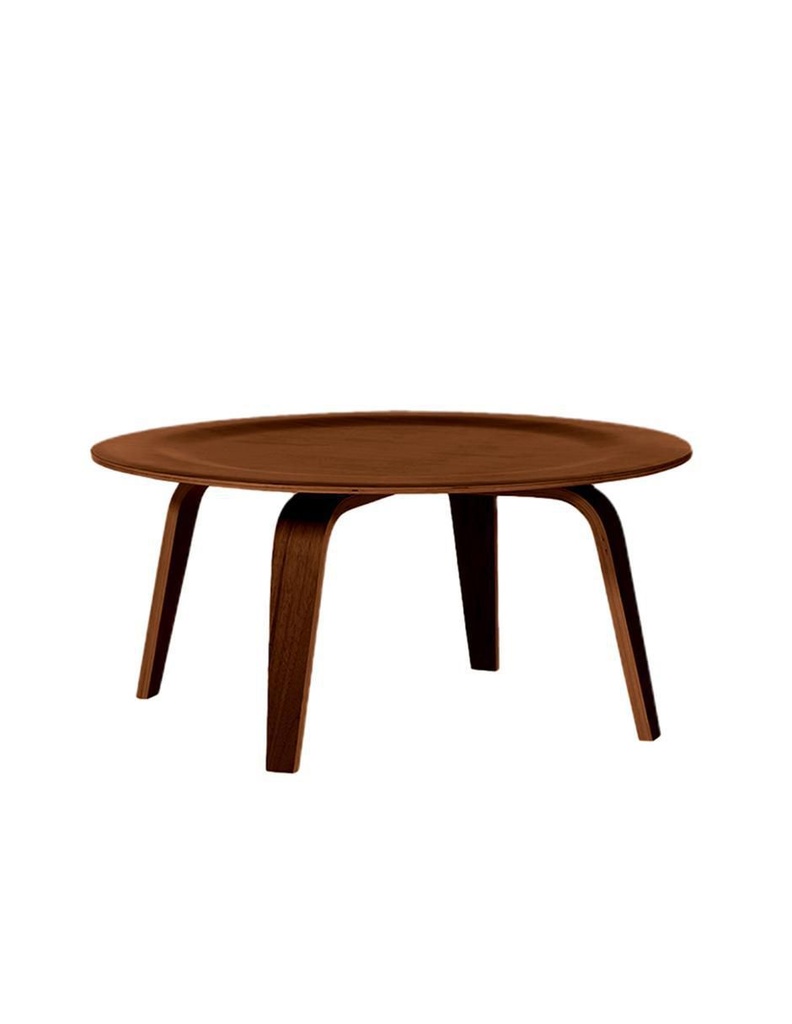 Mesa de Centro Redonda Nogal
