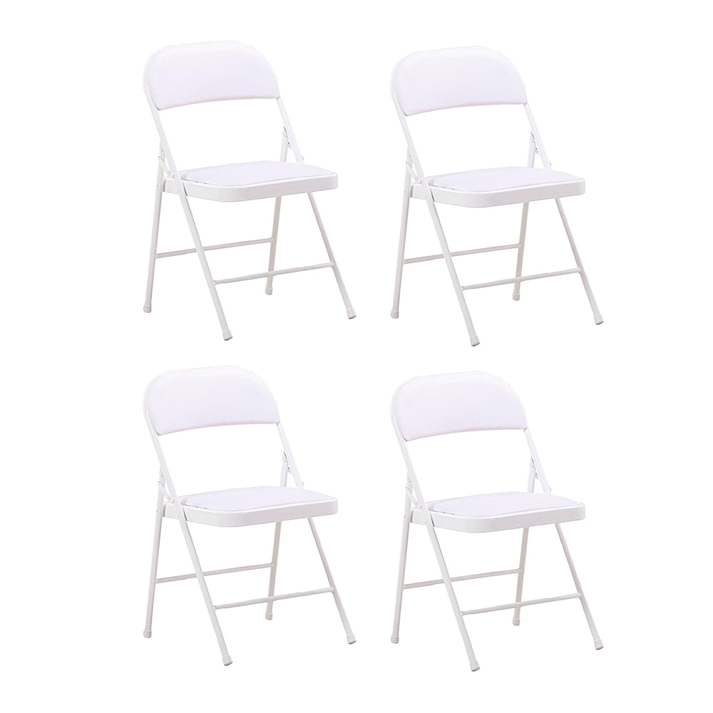 [4SPO-Bla] 4 Sillas Plegables Blancas