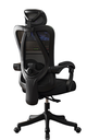 Silla Ergonómica con Soporte Lumbar Negro