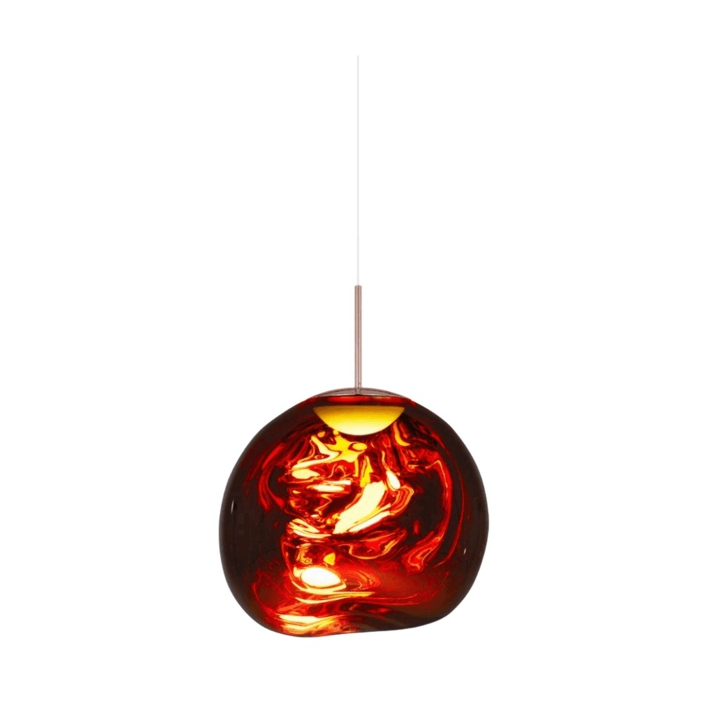 Lámpara Colgante Lava 20 Color Oro Rosa