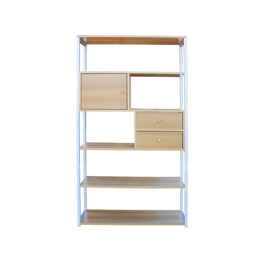 Librero organizador De Roble Color maple
