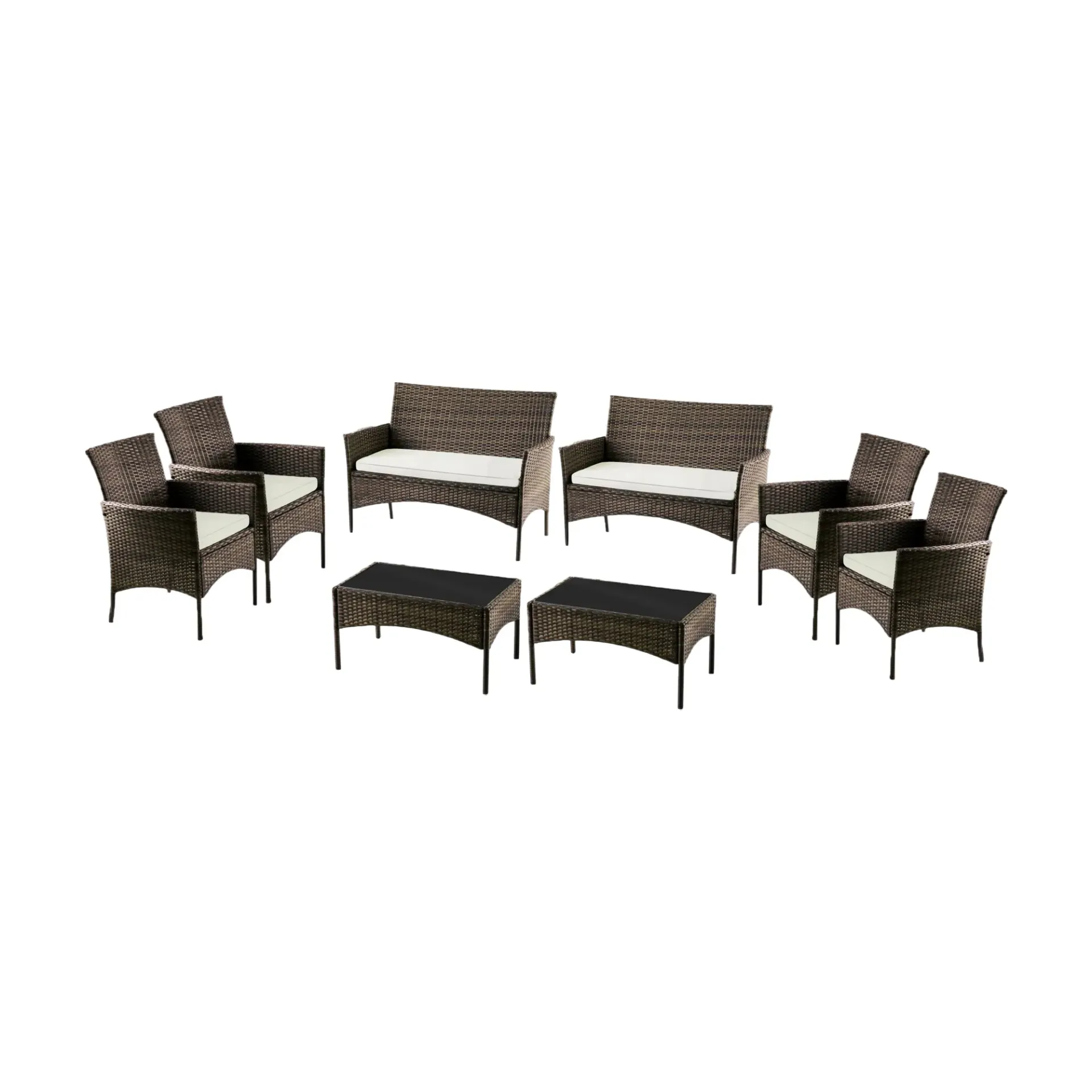 2 Salas de Jardín 4P Café