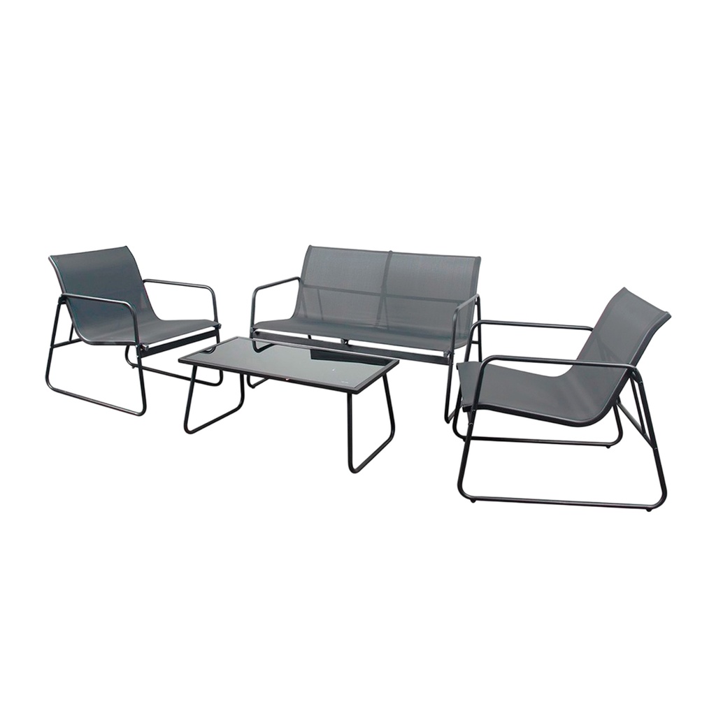 [Sala-4M/Gris] Sala de jardín de 4 Pzs Gris