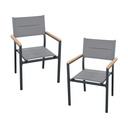 2 Sillas de comedor de exterior
