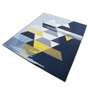 Tapete nórdico triángulos grises 2 x 1.60 m