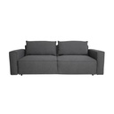 Sofa Cama 2 Plazas con antebrazos Gris