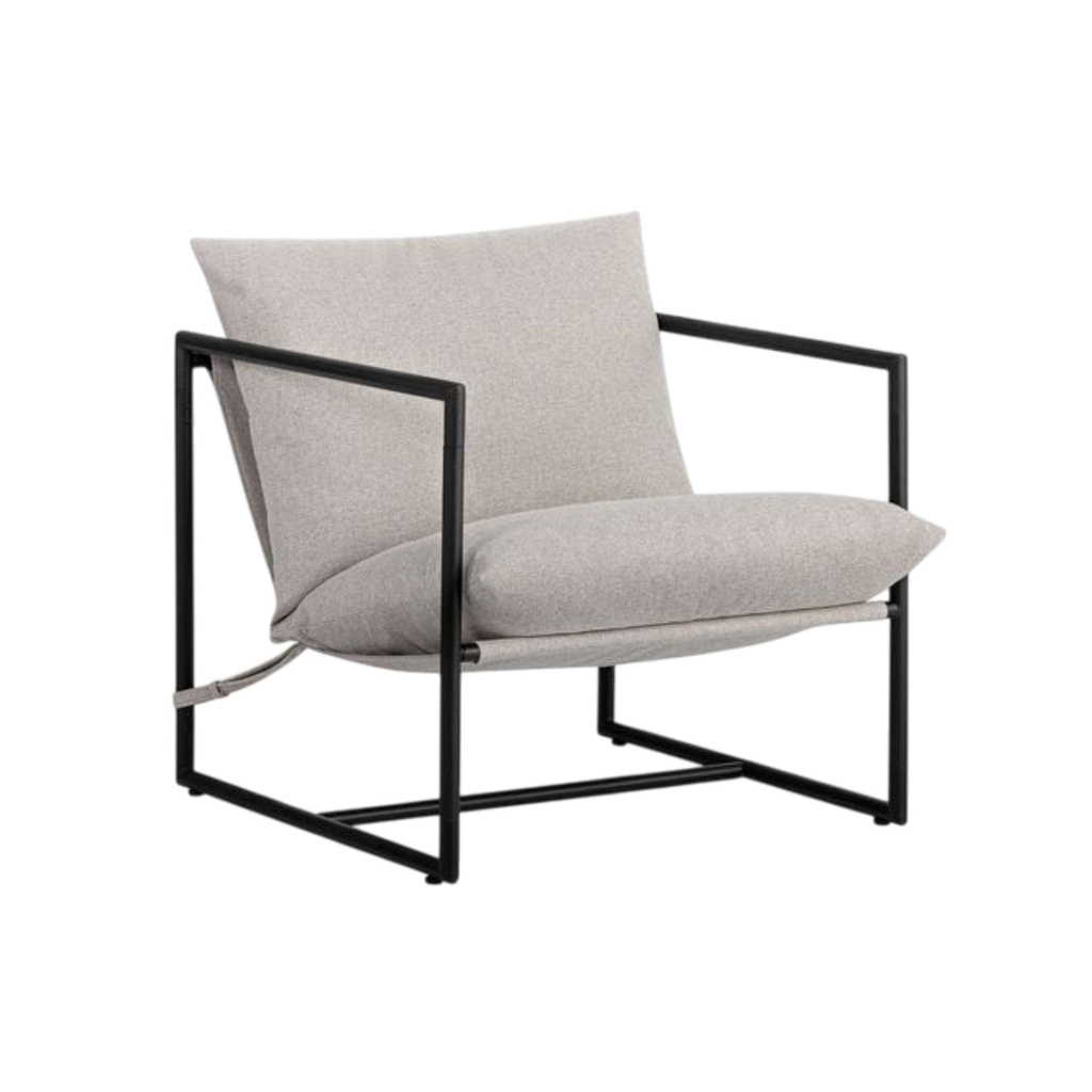 Silla de Acento Kyo color Gris
