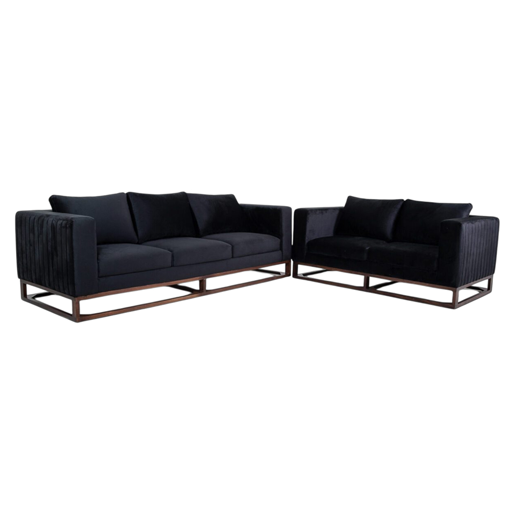 [SofaVero-neg5] Sofá Verona 5 plazas (Negro)