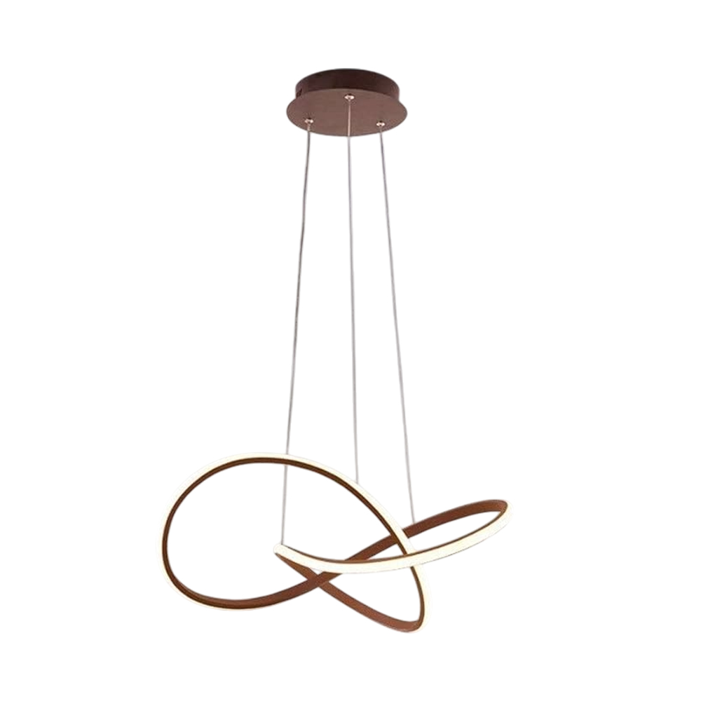 Lámpara Curva Café