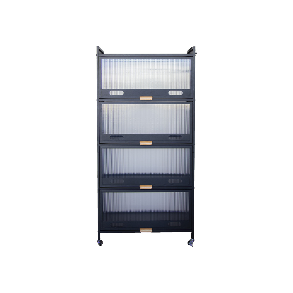 Estante armable 5 niveles Negro