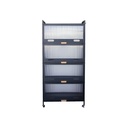 Estante armable 5 niveles Negro