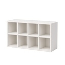 Librero 8 cubos Blanco