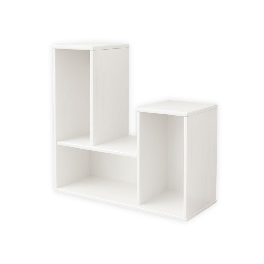 Librero Modular de 3 cubos Blanco 